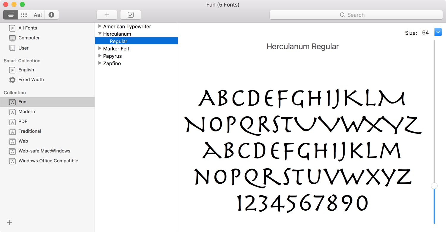 mac fonts folder
